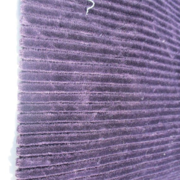 Custom made new designer bed skirt corduroy king purple model home - Picture 3 of 14